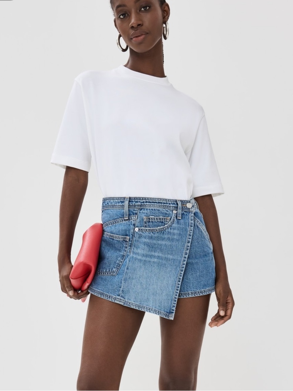 Simkhai Molly Mini Skort in Saltan